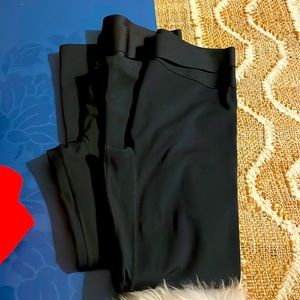 LE ORE black Cross band leggings - 2 pair